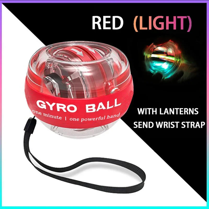 100kg led gyro power ball wrist exerciser for hand and forearm strength - product image