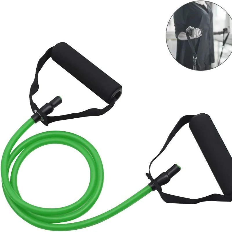 120cm level 5 elastic exercise tube for chest expansion and muscle training - product image