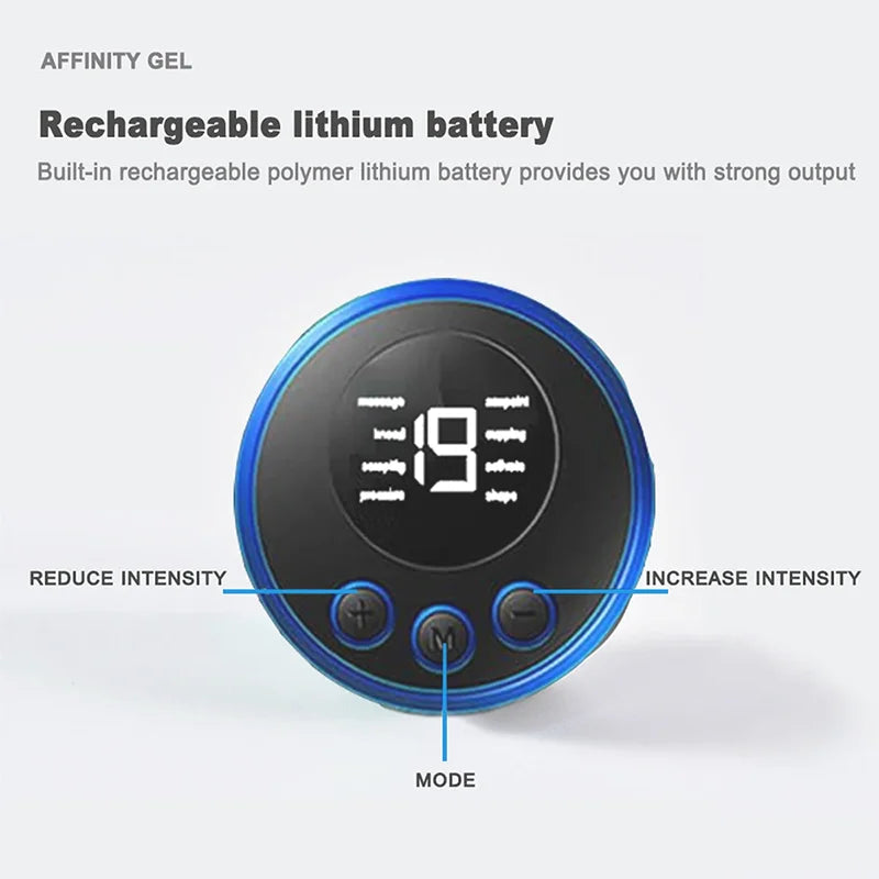 Abs ems muscle stimulator for abdominal and body training with rechargeable battery - product image