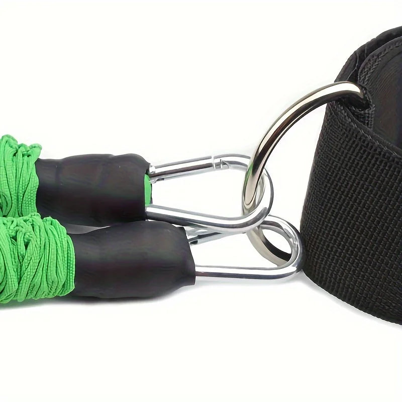 Adjustable ankle strap resistance band set for hip and leg muscle training - product image