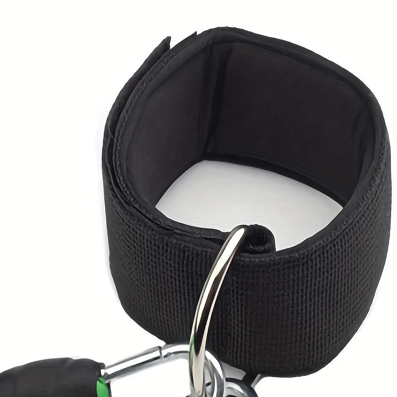 Adjustable ankle strap resistance band set for hip and leg muscle training - product image
