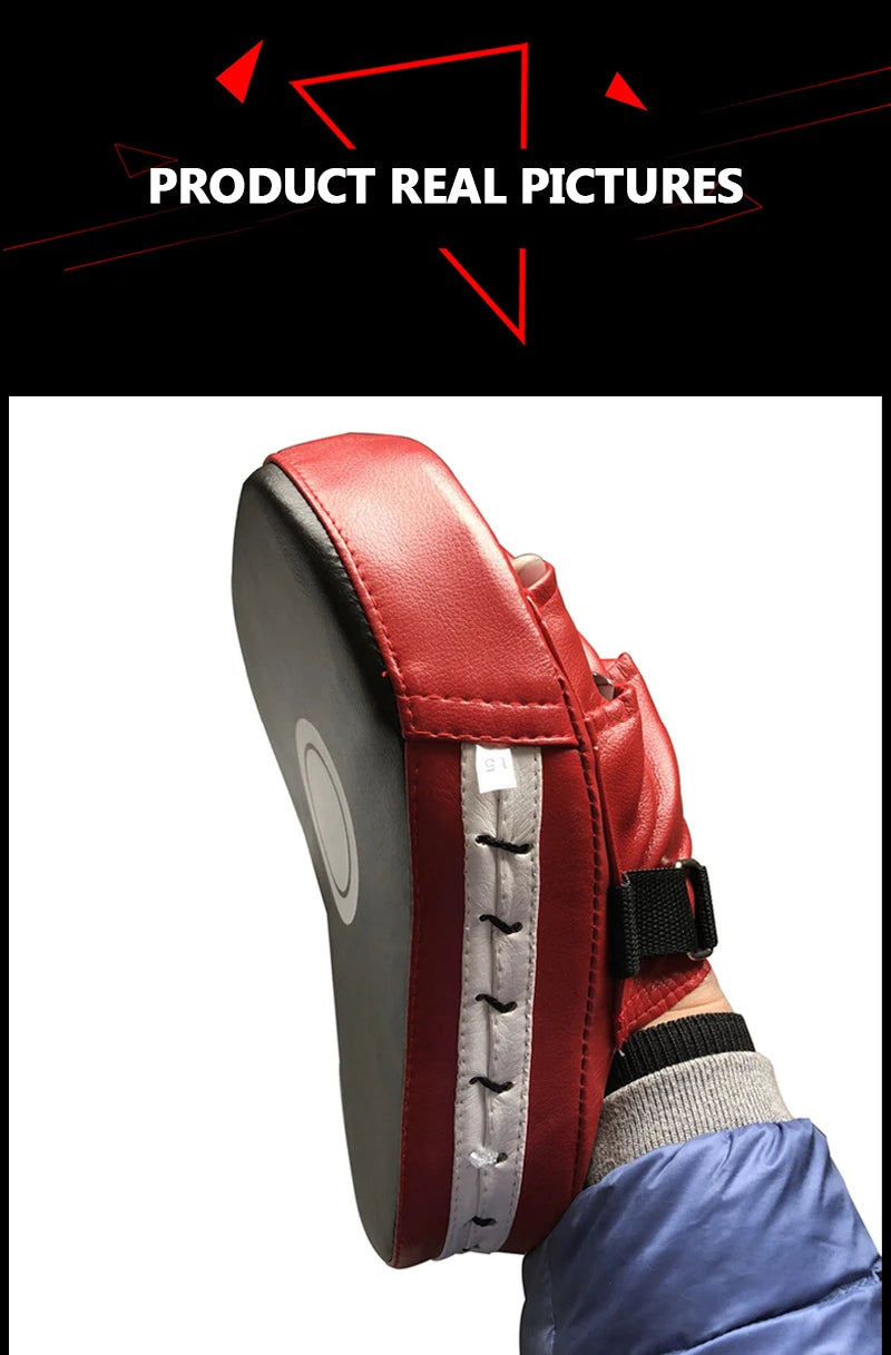 Adjustable curved boxing focus pad with shock absorption foam - product image