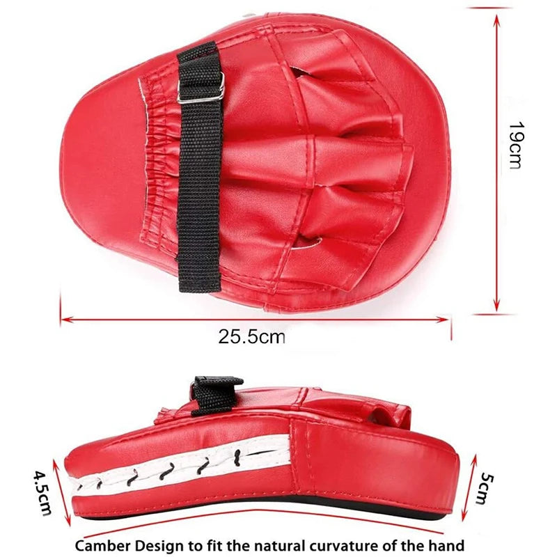 Adjustable curved boxing focus pad with shock absorption foam - product image