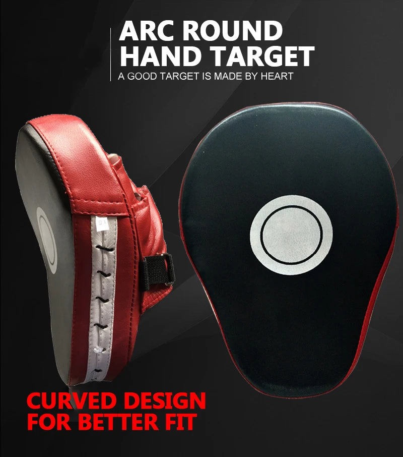 Adjustable curved boxing focus pad with shock absorption foam - product image