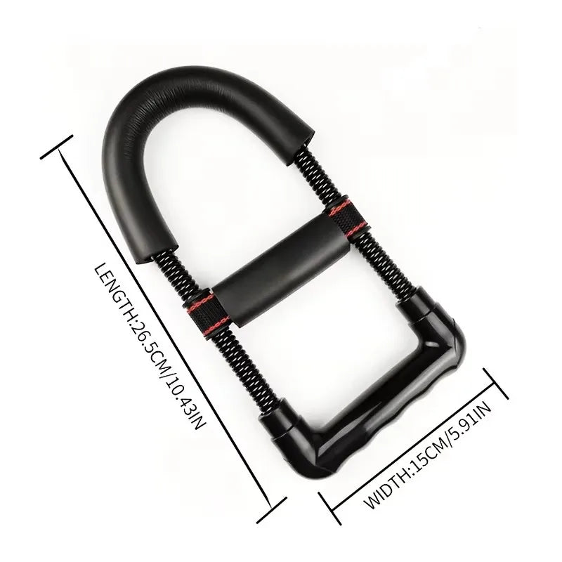 Adjustable forearm and wrist strength exerciser with foam grip - product image