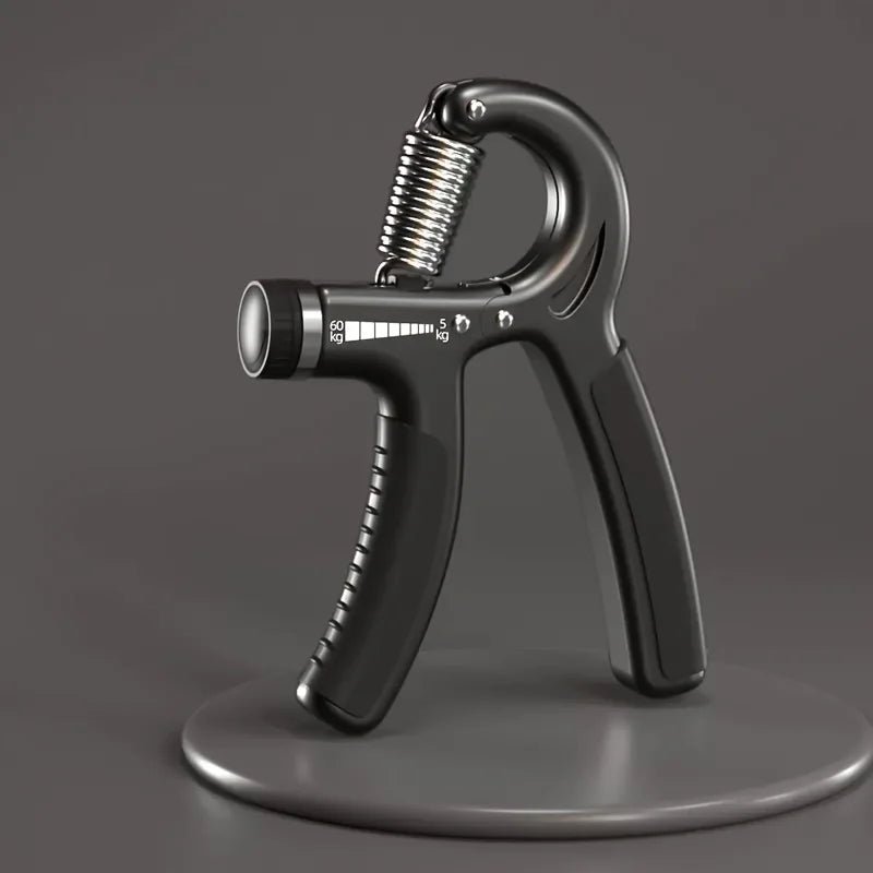 Adjustable hand grip strengthener with mechanical counter 5-60kg resistance - product image