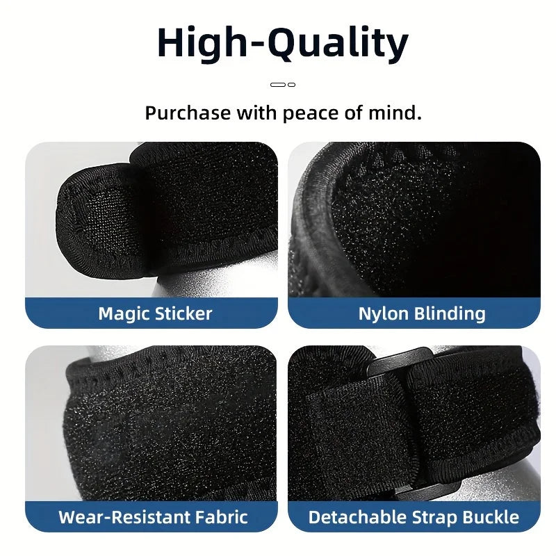 Adjustable knee pad patella stabilizer brace support for sport activities - product image