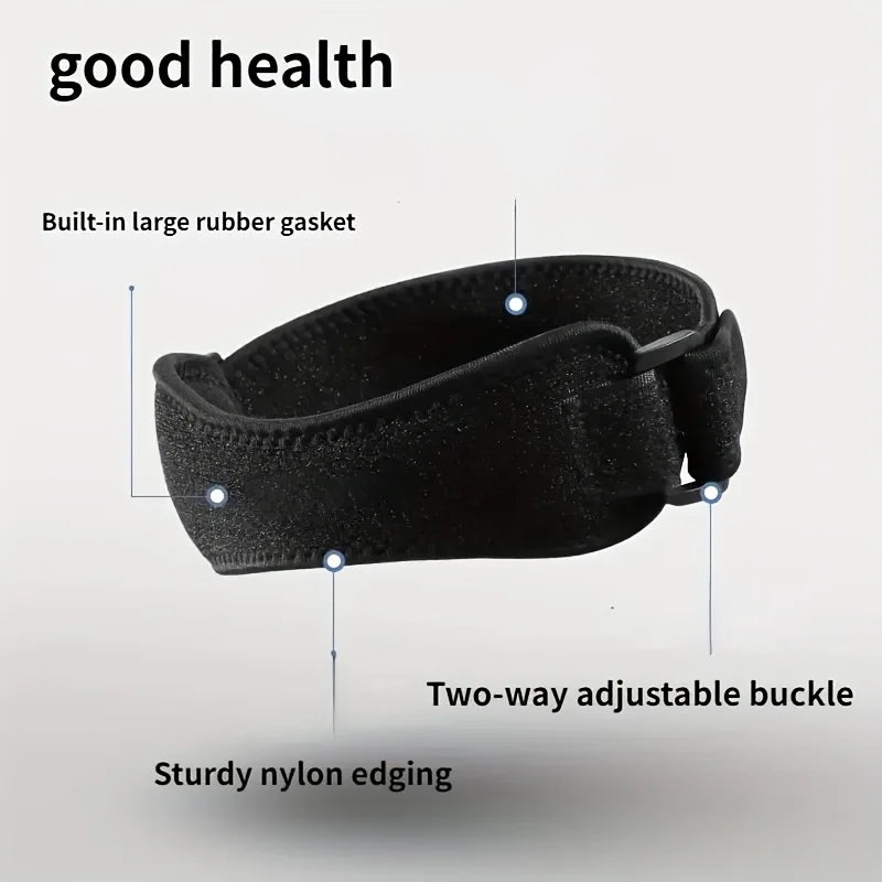Adjustable knee pad patella stabilizer brace support for sport activities - product image