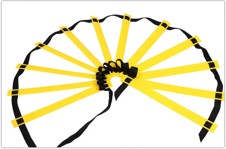 Adjustable nylon agility ladder for speed and coordination training - product image