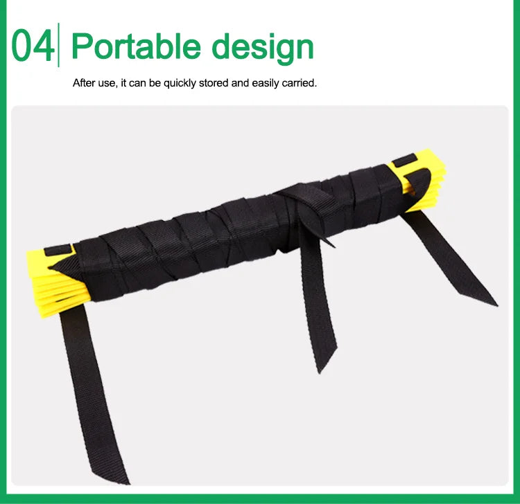 Adjustable nylon agility ladder for speed and coordination training - product image