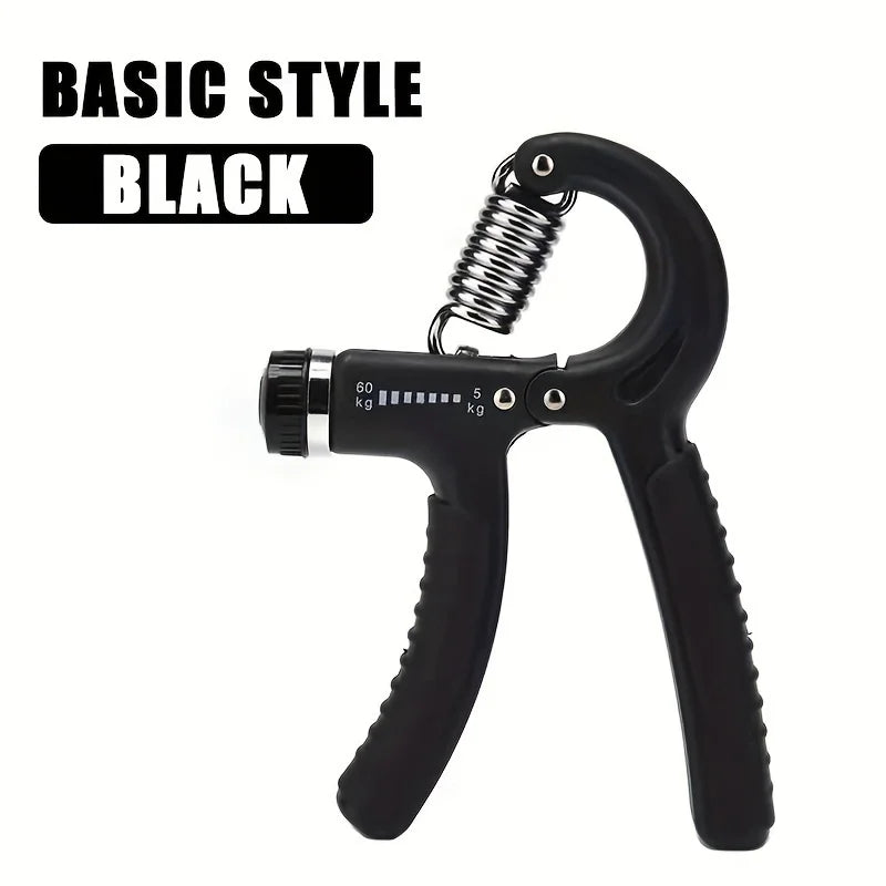 Adjustable resistance hand grip strengthener with ergonomic non-slip handles - product image