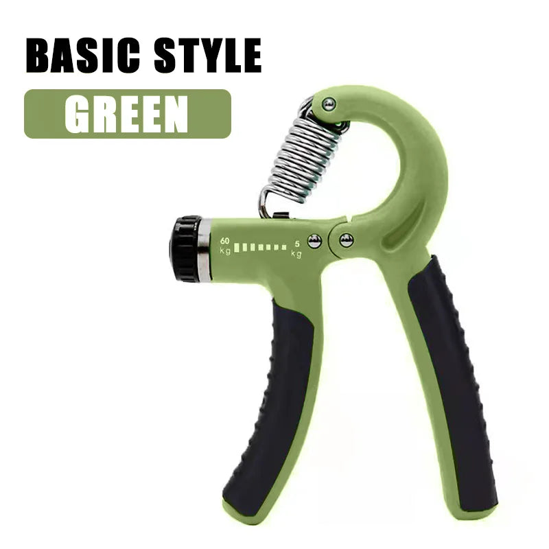 Adjustable resistance hand grip strengthener with ergonomic non-slip handles - product image