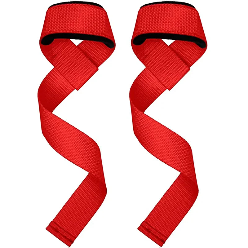Adjustable weightlifting wrist straps with non-slip cotton and neoprene - product image