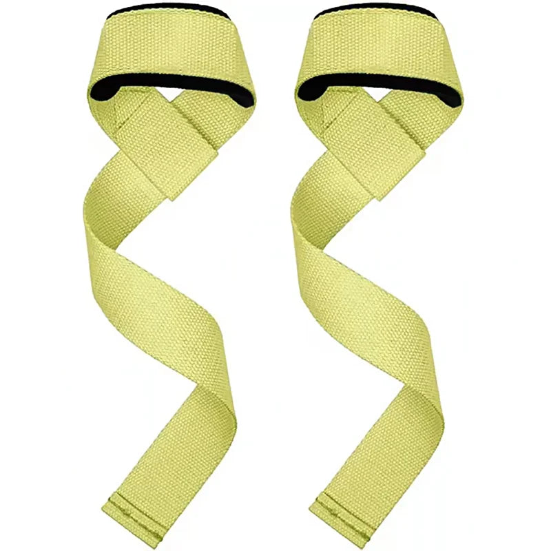 Adjustable weightlifting wrist straps with non-slip cotton and neoprene - product image