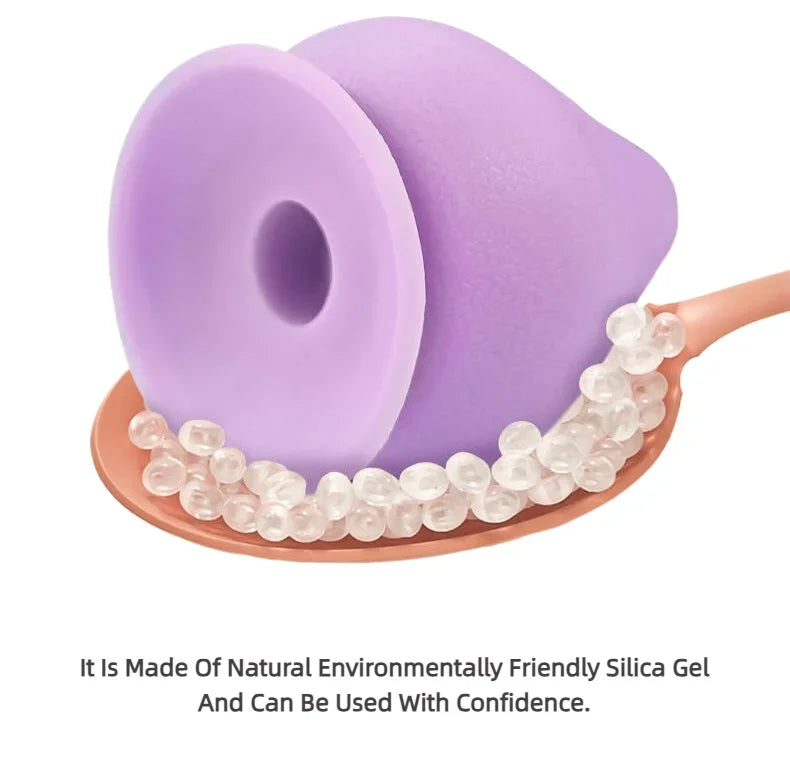 Adsorption silicone fascia massage ball with suction base for full body use - product image
