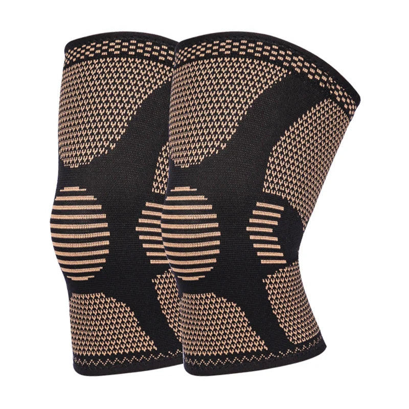 Copper compression knee brace with 3d weave technology for joint pain relief - product image
