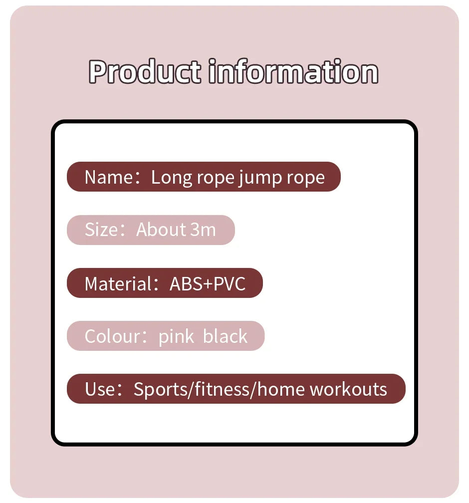 Cordless weighted jump rope with adjustable length and large ball handles for fitness - product image