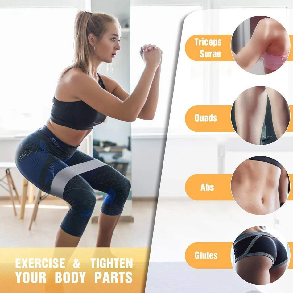 Crochet gradient color resistance band for deep squat and buttocks shaping - product image
