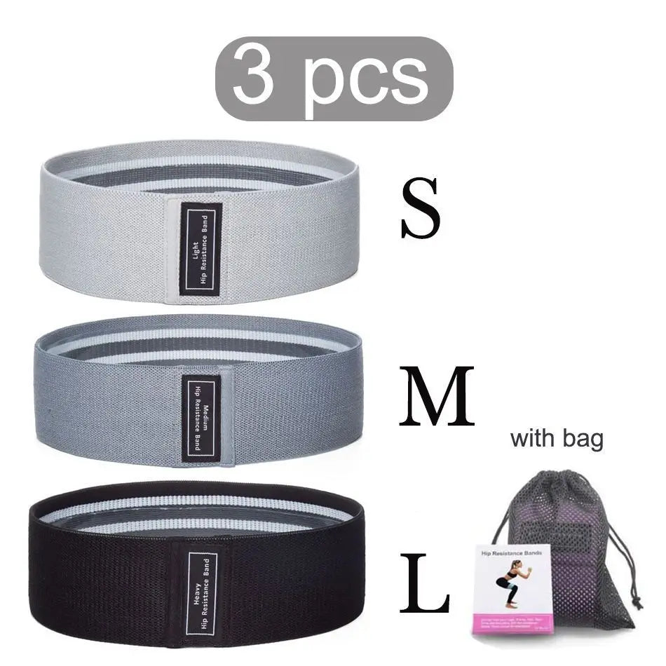 Crochet gradient color resistance band for deep squat and buttocks shaping - product image