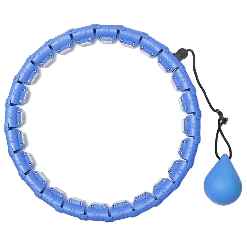 Detachable adjustable sports hoop with massage nodes for waist training - product image