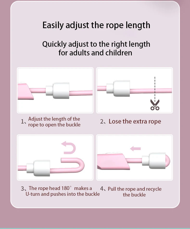 Dual purpose adjustable jump rope for cordless and traditional fitness training - product image