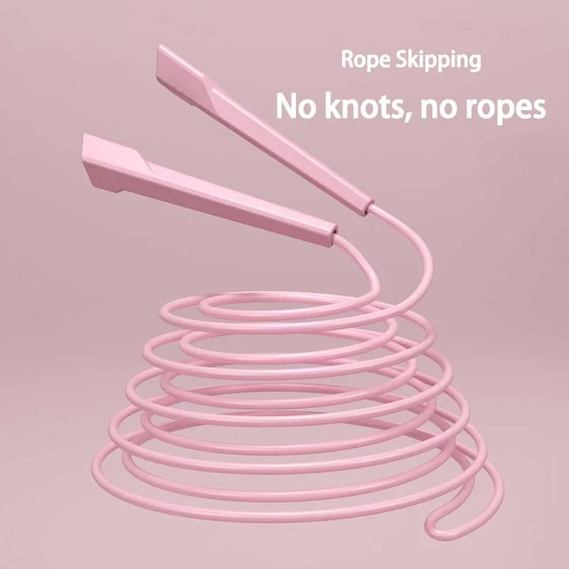 Dual purpose adjustable jump rope for cordless and traditional fitness training - product image