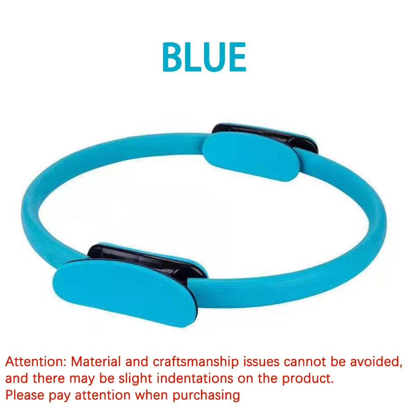 Durable pilates yoga ring with fiberglass core for flexibility and strength training - product image