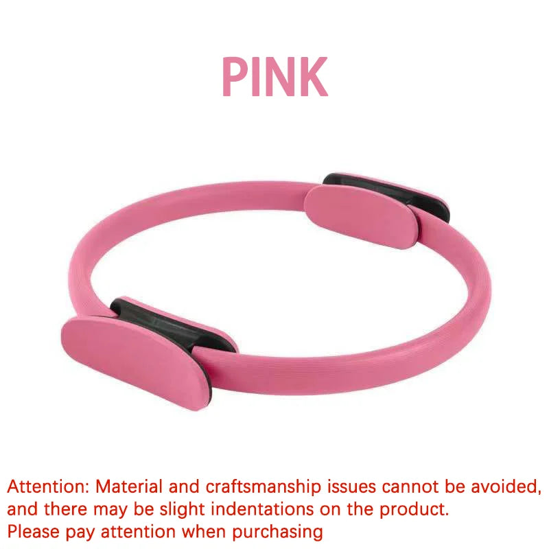Durable pilates yoga ring with fiberglass core for flexibility and strength training - product image