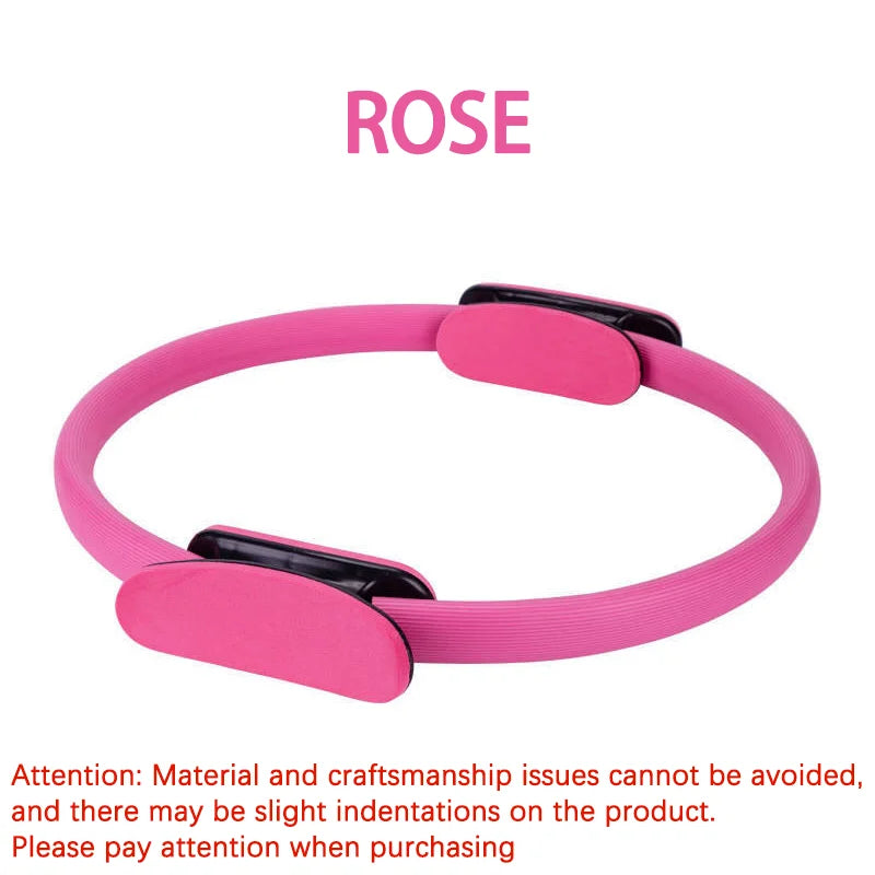 Durable pilates yoga ring with fiberglass core for flexibility and strength training - product image
