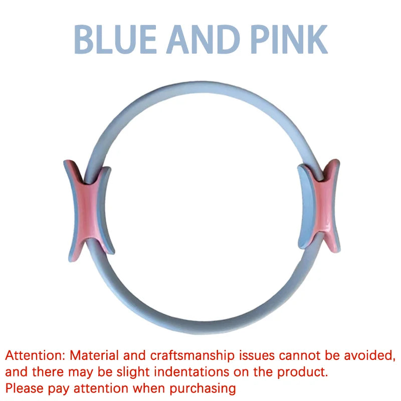 Durable pilates yoga ring with fiberglass core for flexibility and strength training - product image