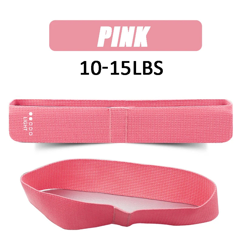 Elastic resistance bands set for home training yoga and strength workouts - product image