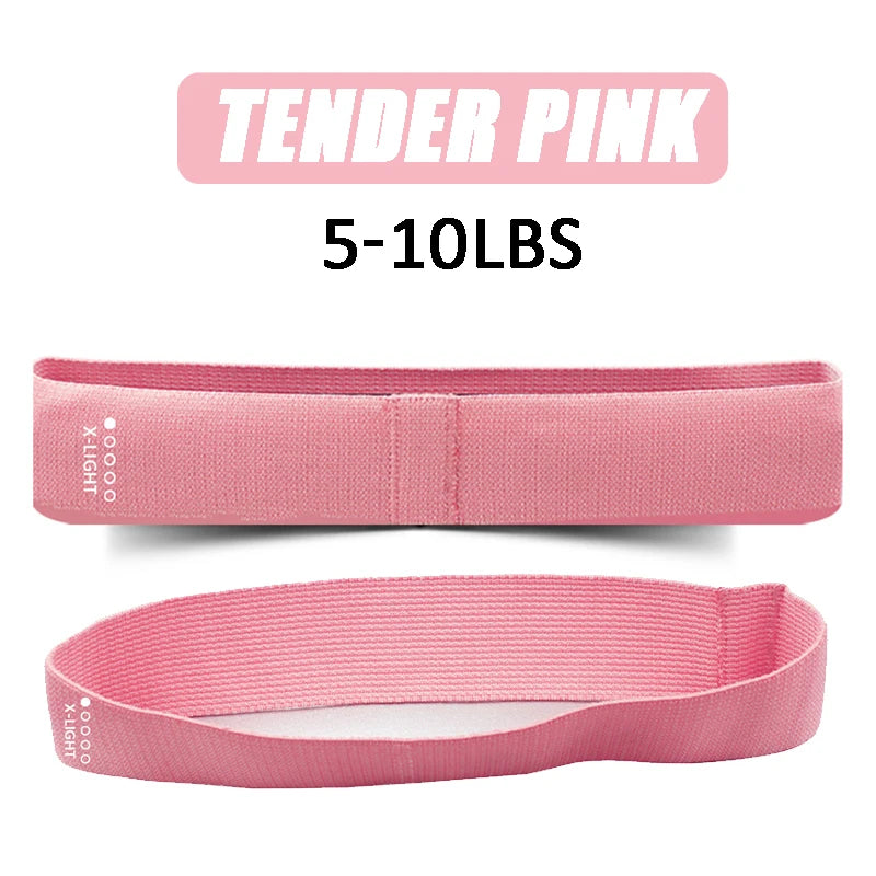 Elastic resistance bands set for home training yoga and strength workouts - product image