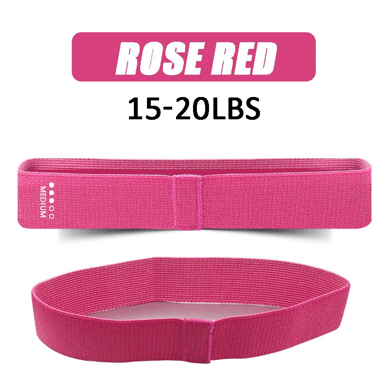 Elastic resistance bands set for home training yoga and strength workouts - product image