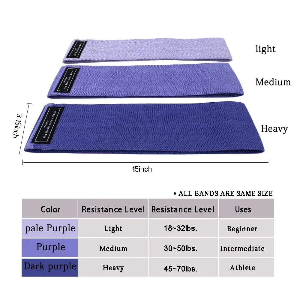 Elastic yoga rally belt for hip training with resistance and deep squat support - product image
