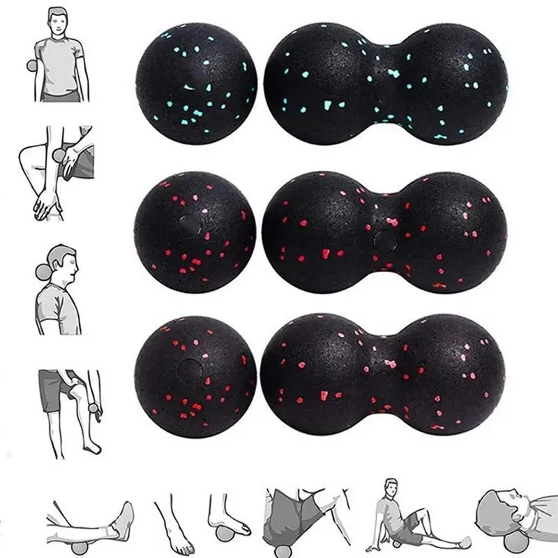 Epp peanut shape massage ball for muscle relaxation and fascia release therapy - product image