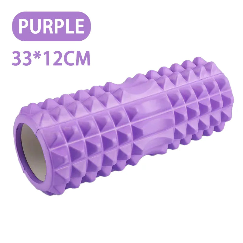 Eva foam roller for deep tissue massage and muscle recovery in yoga and pilates - product image