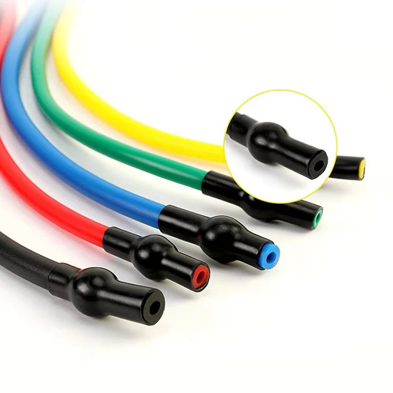 Exercise resistance bands with handles for strength training and rehabilitation - product image