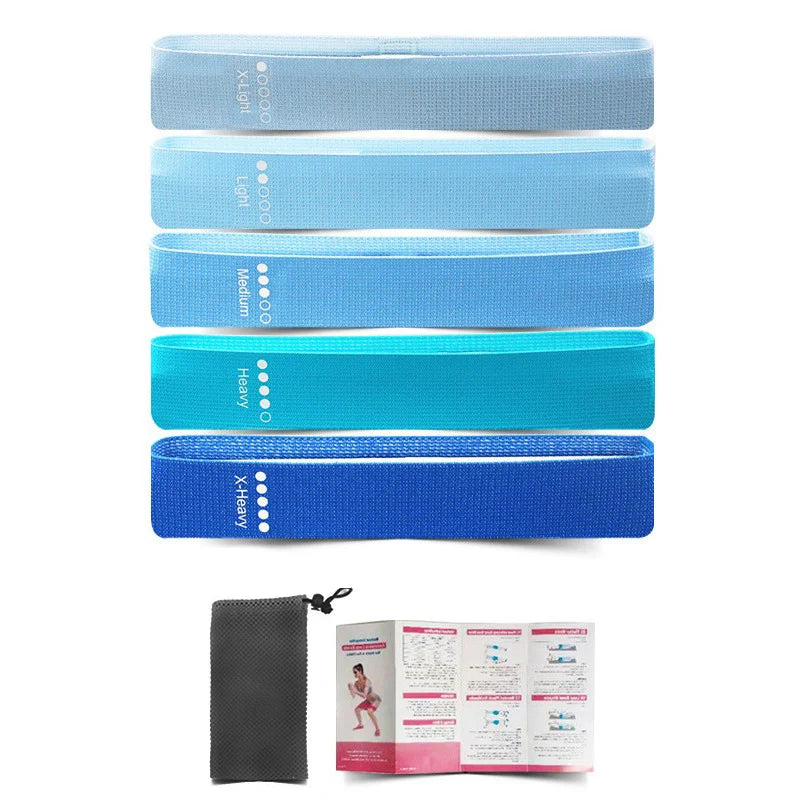 Fabric fitness resistance bands booty bands set for yoga and workout - product image