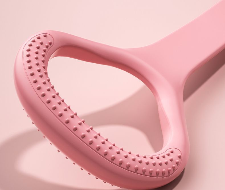 Figure-8 chest expander with thick silicone bands and non-slip handles - product image