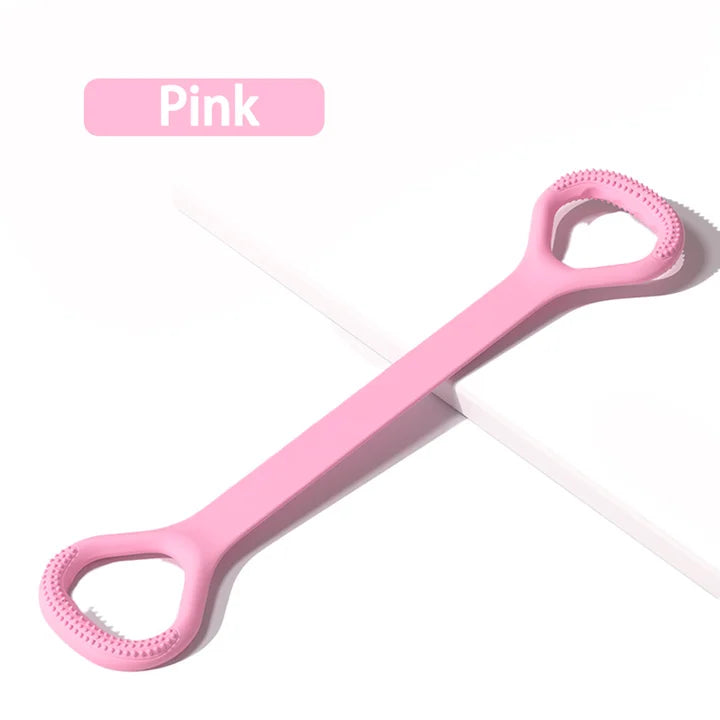 Figure-8 shape fitness resistance band with non-slip handles for multi-muscle training - product image