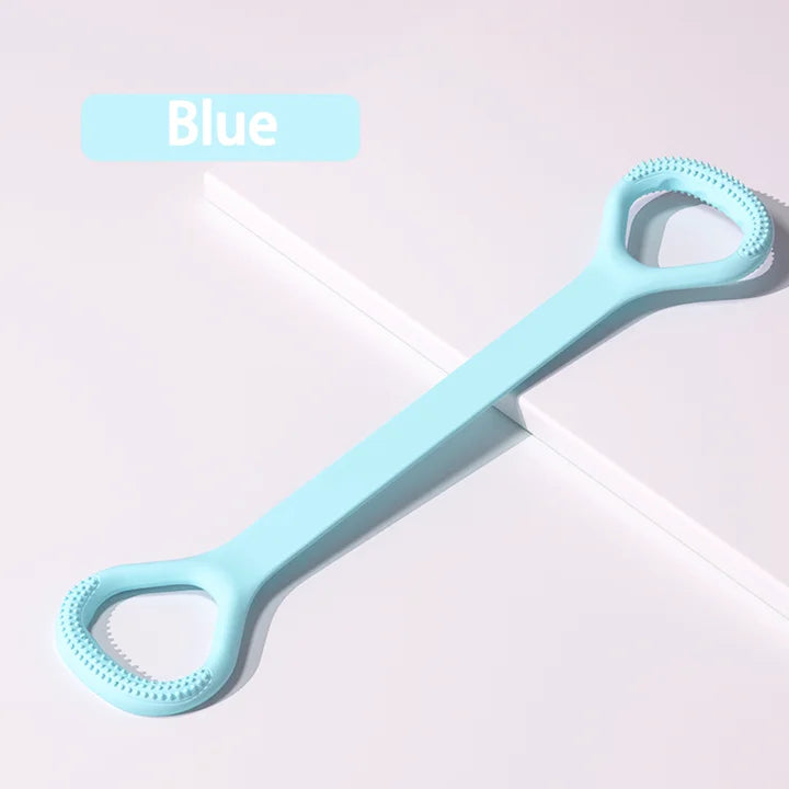 Figure-8 shape fitness resistance band with non-slip handles for multi-muscle training - product image