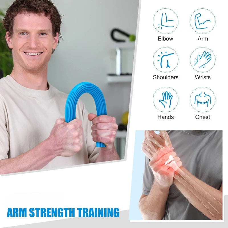 Finger exerciser flexible bars with four resistance levels for physical therapy - product image