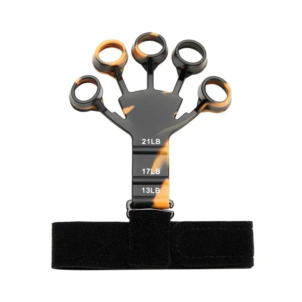 Finger gripper exerciser with 6 resistance levels for hand strength training - product image