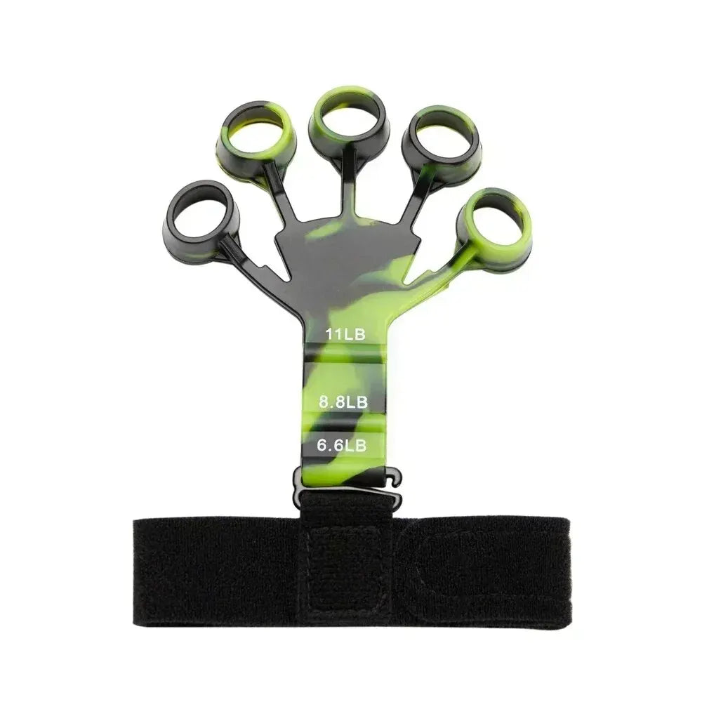 Finger gripper exerciser with 6 resistance levels for hand strength training - product image