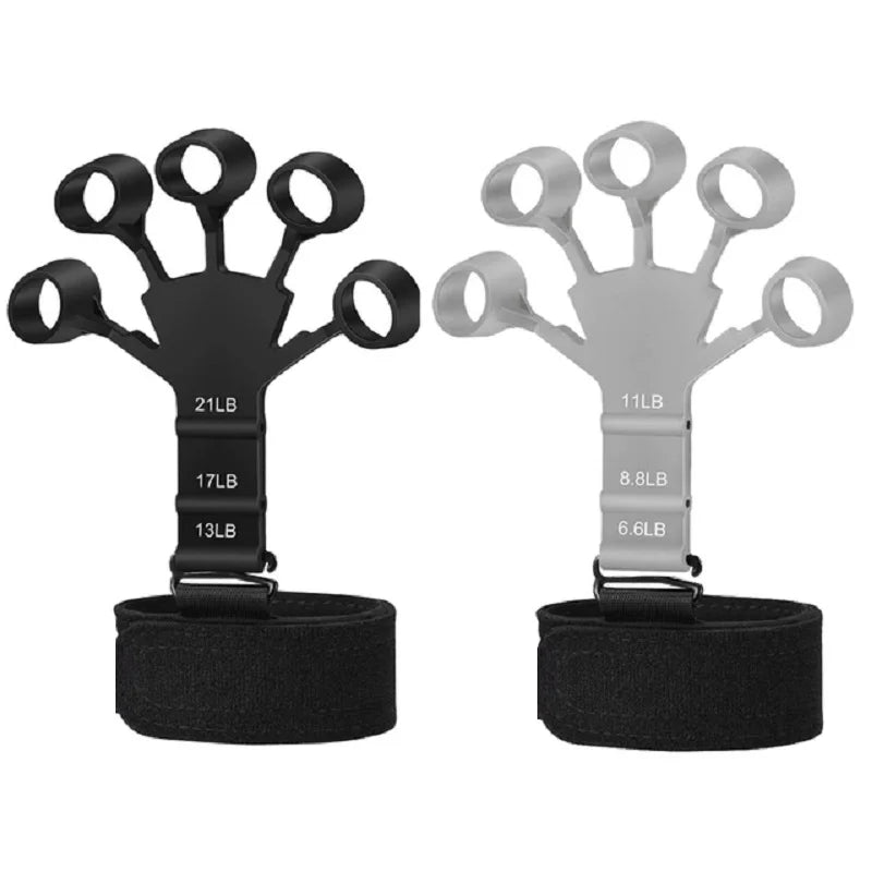 Finger gripper exerciser with 6 resistance levels for hand strength training - product image