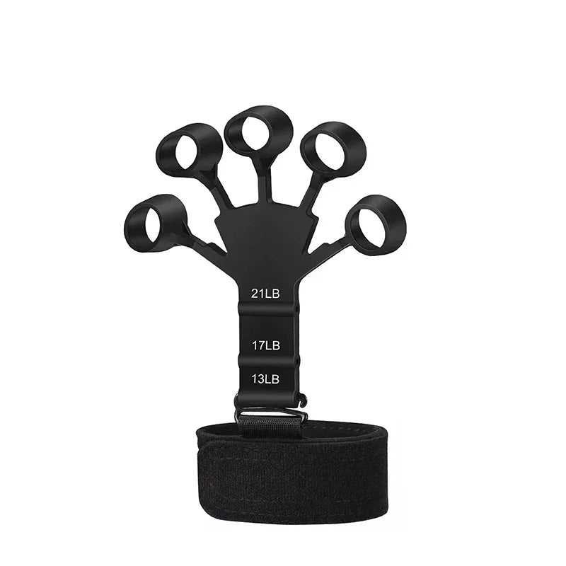 Finger gripper exerciser with 6 resistance levels for hand strength training - product image