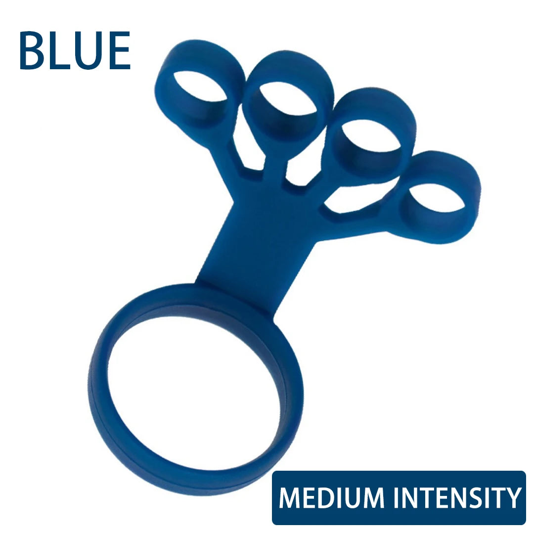 Finger stretcher grip strengthener with silicone for hand therapy and forearm exercise - product image
