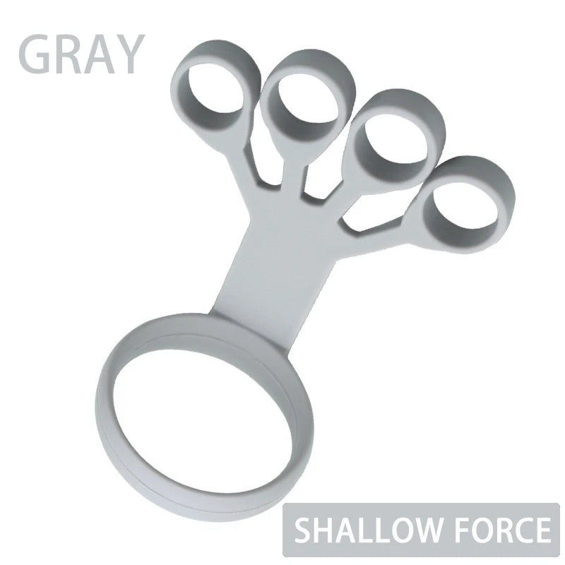 Finger stretcher grip strengthener with silicone for hand therapy and forearm exercise - product image