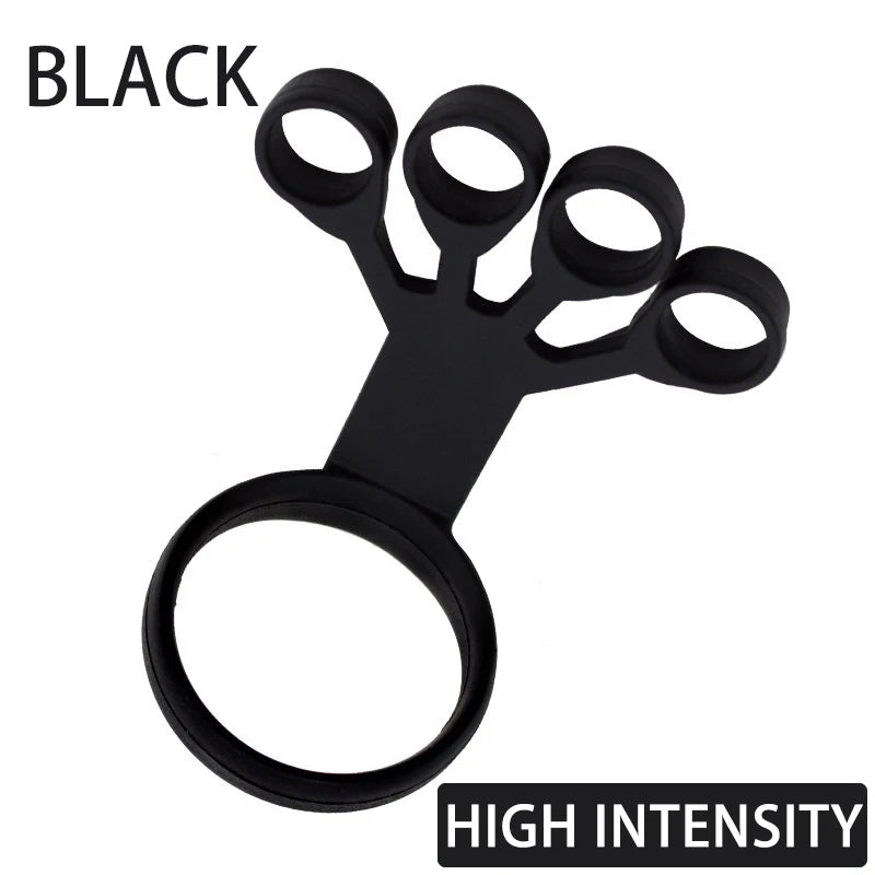 Finger stretcher grip strengthener with silicone for hand therapy and forearm exercise - product image