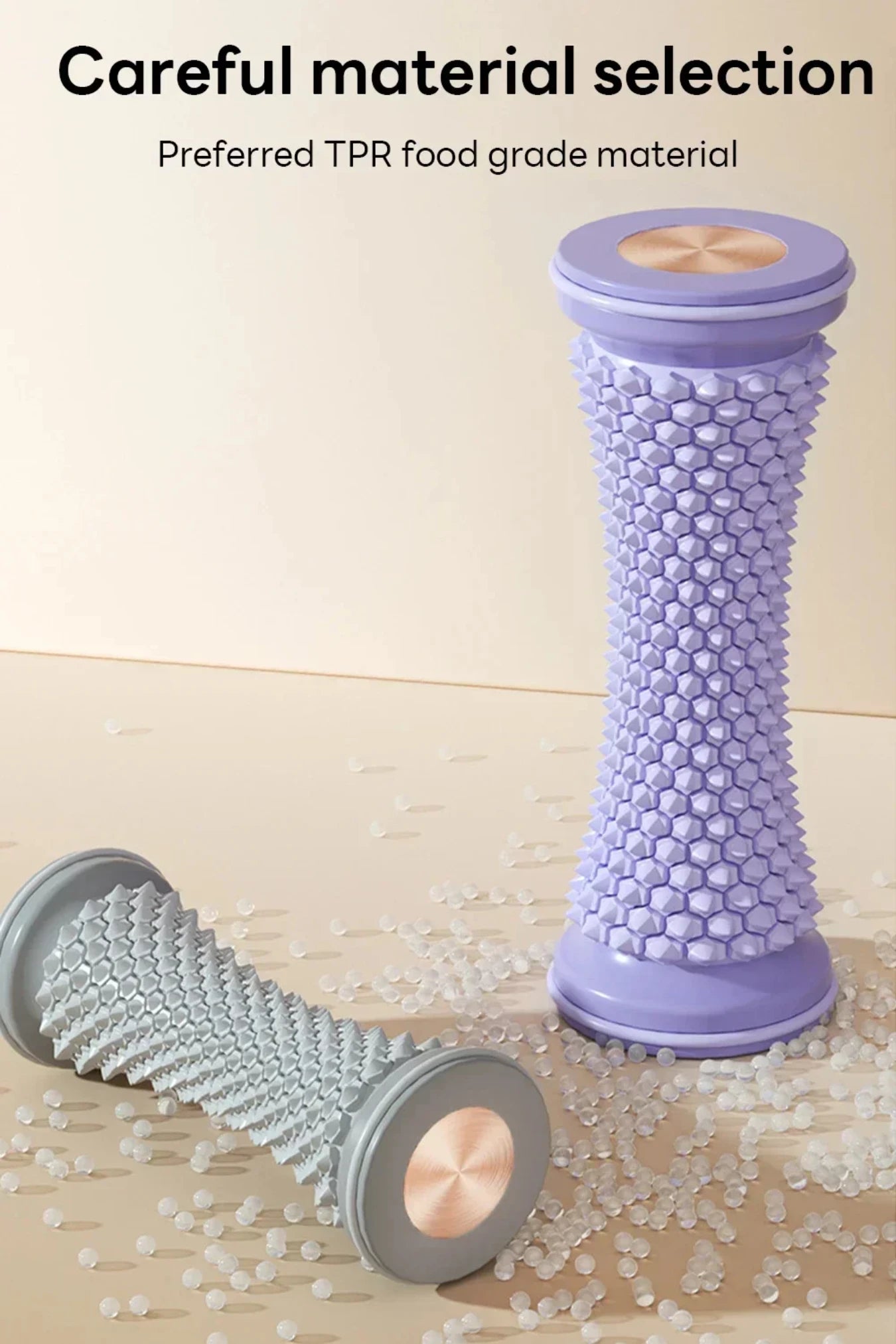 Foot massage roller with pvc and tpr material for muscle relaxation - product image